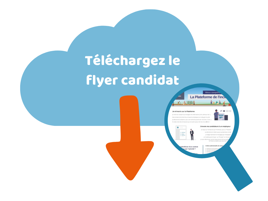 Flyer candidat plateforme inclusion